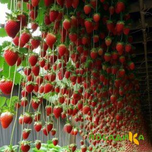 Клубника ампельная Анастасия купить по цене от 370р. в интернет-магазине «Посадика» с доставкой почтой в в Армавире и по всей России – [изображение №1].