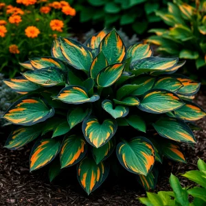 Хоста Бархатный Полог купить по цене от 560р. в интернет-магазине «Посадика» с доставкой почтой в в Армавире и по всей России – [изображение №1].